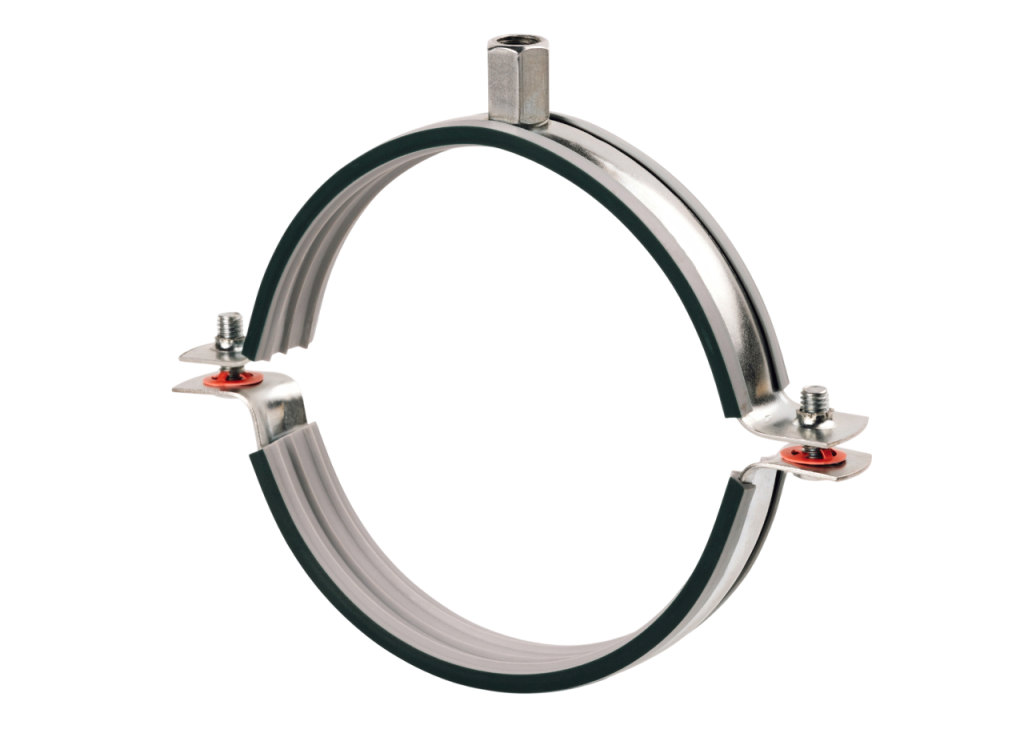 Хомут сантехнический с монтажной шайбой